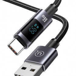 USAMS καλώδιο USB-C σε USB US-SJ673, 66W, 480Mbps, 1.2m, μαύρο
