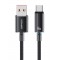 USAMS καλώδιο USB-C σε USB US-SJ658, 66W, 480Mbps, 1.2m, μαύρο