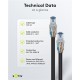 GOOBAY βύσμα RJ45 65939, CAT 6A STP, tool-free, ασημί