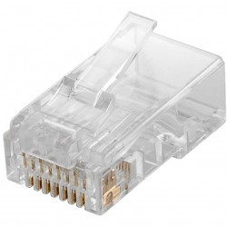 GOOBAY βύσμα RJ45 93828, CAT 6 UTP, διάφανο, 10τμχ