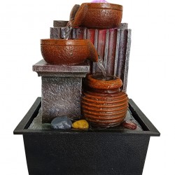 HOME USE διακοσμητικό συντριβάνι HUH-0168, φωτιζόμενο, 21x15.5x29cm