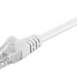 GOOBAY καλώδιο δικτύου 95564, CAT 5e U/UTP, 100 MHz, CCA, 1.5m, λευκό