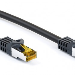GOOBAY καλώδιο δικτύου 91617, CAT 7 S/FTP, 500MHz, CU, 3m, μαύρο