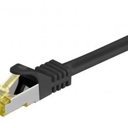 GOOBAY καλώδιο δικτύου 91599, CAT 7 S/FTP, 500MHz, CU, 1.5m, μαύρο
