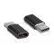 POWERTECH αντάπτορας USB-C σε Micro USB θηλυκό CAB-UC019, μαύρος