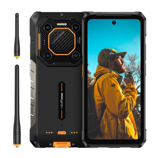 ULEFONE smartphone Armor 26 Ultra Walkie-Talkie, 6.78", 12/512GB, 5G, 15600mAh, IP68/IP69K, μαύρο