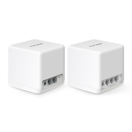 MERCUSYS Mesh WiFi 6 System Halo H60X, 1500Mbps Dual Band, 2τμχ, V.1.0