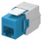 GOOBAY Keystone module RJ45 CAT 6A 90688, UTP, μπλε