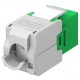 GOOBAY Keystone module RJ45 CAT 6A 90687, UTP, πράσινο