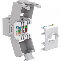 GOOBAY Keystone module RJ45 CAT 6A 90693, UTP, γκρι