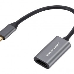 POWERTECH αντάπτορας USB-C σε HDMI CAB-UC086, 4K/60Hz, γκρι