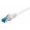 GOOBAY καλώδιο δικτύου 94158, CAT 6A S/FTP, 500 MHz, Copper, 0.25m, λευκό