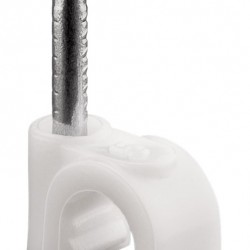 GOOBAY ρόκα στήριξης καλωδίων 17077, 5mm, λευκό, 100τμχ