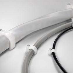 GOOBAY ρόκα στήριξης καλωδίων 17078, 6mm, λευκό, 100τμχ