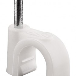 GOOBAY ρόκα στήριξης καλωδίων 17080, 8mm, λευκό, 100τμχ