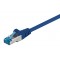 GOOBAY καλώδιο δικτύου 93656, CAT 6A S/FTP, 500 MHz, Copper, 0.5m, μπλε