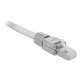 DELOCK βύσμα RJ45 CAT 6A STP 86477, tool-free, ασημί