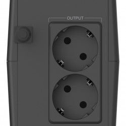 POWERTECH UPS Line Interactive PT-1295 με οθόνη, 850VA, 510W, 2x Schuko