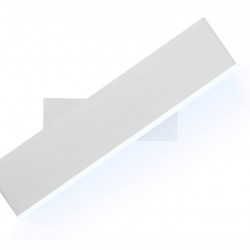 POWERTECH LED φωτιστικό τοίχου HLL-0171, 15W, 4000K, 1200lm, περιστρεφόμενο, λευκό