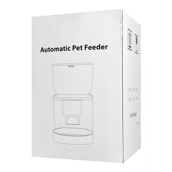 BRUNO smart ταΐστρα κατοικίδιων BRN-0212, κάμερα 2MP με night vision, 4L, WiFi, μαύρη