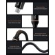 CABLETIME καλώδιο USB-C σε USB-C CT-USB4, 240W, 40Gbps, 8K/60Hz, USB4, 1m, μαύρο