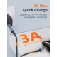 CABLETIME αντάπτορας USB-C σε USB CT-AMCF10-AG, 10Gbps, 3A, γκρι