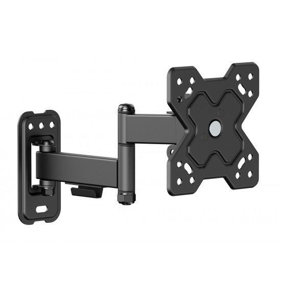 POWERTECH επιτοίχια βάση τηλεόρασης PT-1278, 13-32", έως 20kg, full motion