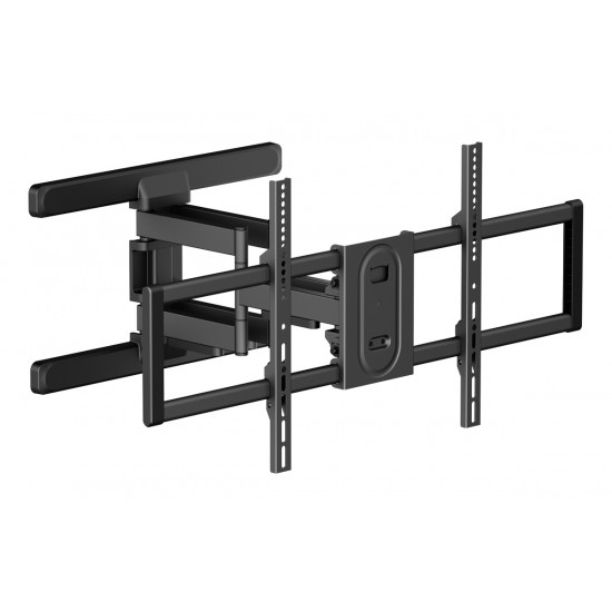 POWERTECH επιτοίχια βάση τηλεόρασης PT-1280, 43-100", έως 60kg, full motion