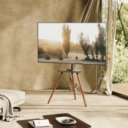 BRATECK βάση τηλεόρασης δαπέδου FS28-44F-04, 43-65", έως 35kg, με ράφι