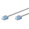 GOOBAY καλώδιο δικτύου 74224, CAT 6A U/UTP, ultra slim, copper, 500MHz, 3m, γκρι