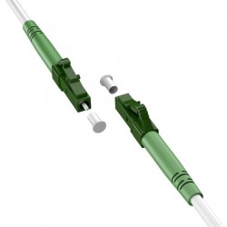 GOOBAY καλώδιο οπτικής ίνας LC-APC 59584, Singlemode OS2, 1m, λευκό