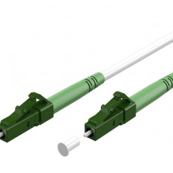 GOOBAY καλώδιο οπτικής ίνας LC-APC 59584, Singlemode OS2, 1m, λευκό