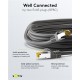 GOOBAY καλώδιο δικτύου 91572, CAT 7 S/FTP, copper, 500MHz, 0.25m, μαύρο