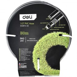 DELI λάστιχο ποτίσματος DL8072-30, 360psi, 1/2", 30m
