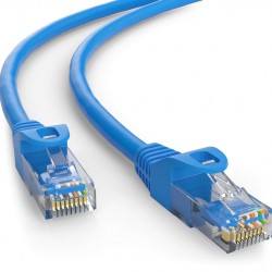 POWERTECH καλώδιο δικτύου CAB-N390, Cat 6 U/UTP, CCA, 250Hz, 0.50m, μπλε