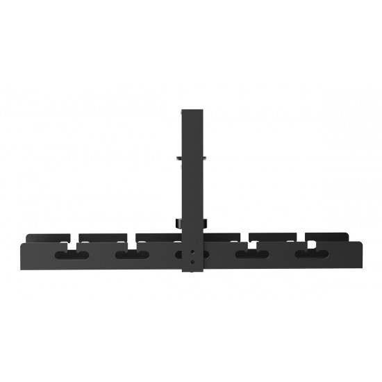 BRATECK cable management γραφείου CC11-10-1, μεταλλικό, 40x12.9x19cm, μαύρο