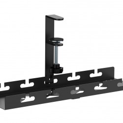 BRATECK cable management γραφείου CC11-10-1, μεταλλικό, 40x12.9x19cm, μαύρο