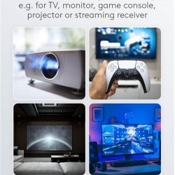 GOOBAY καλώδιο HDMI 2.1 65560 με Ethernet, AOC, 8K/60Hz, 48 Gbps, 30m, μαύρο
