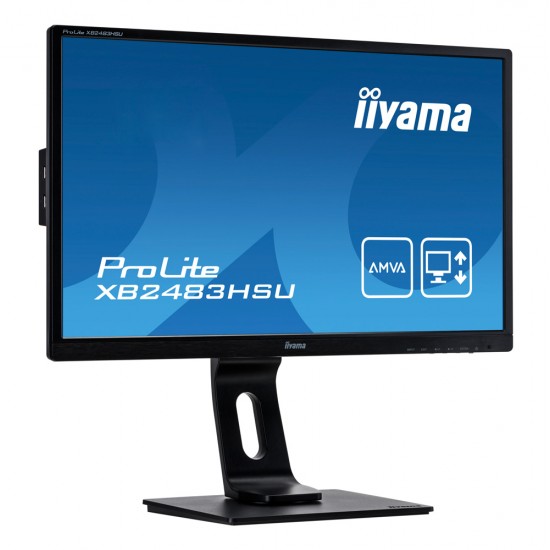 IIYAMA used οθόνη XB2483HSU LED, 23.8", 1920x1080, VGA/HDMI/DisplayPort, Grade B