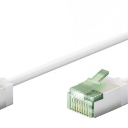 GOOBAY καλώδιο δικτύου 74363, CAT 8.1 U/FTP, ultra slim, copper, 2000MHz, 5m, λευκό
