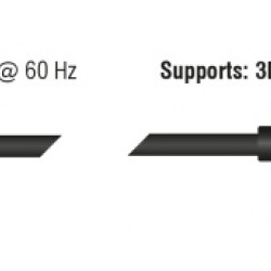 DELOCK καλώδιο USB-C σε DisplayPort 85257, DP Alt Mode, 4K/60Hz, 3m, μαύρο