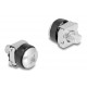 DELOCK σετ βίδες με παξιμάδια 42432 για rack, M6/16mm, ασημί, 100τμχ
