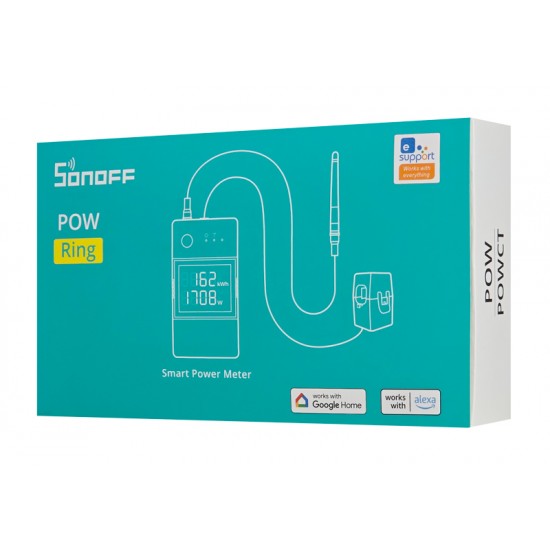 SONOFF smart μετρητής κατανάλωσης ρεύματος POWCT, WiFi, 100A