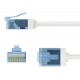 GOOBAY καλώδιο δικτύου 74286, CAT 6A U/UTP, ultra slim, copper, 500MHz, 1m, λευκό