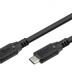 GOOBAY καλώδιο USB-C 74196, USB4, 100W, 20Gbps, 4K/60Hz, 1.5m, μαύρο