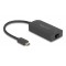 DELOCK αντάπτορας δικτύου 66046, USB-C, 2.5Gbps Ethernet, μαύρος
