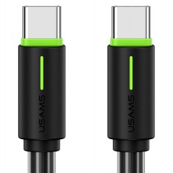 USAMS καλώδιο USB-C US-SJ734, 60W, 480Mbps, 1m, μαύρο
