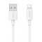 USAMS καλώδιο Lightning σε USB US-SJ709, 2.4A, 480Mbps, 1m, λευκό