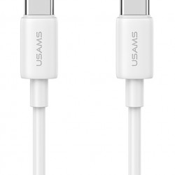 USAMS καλώδιο USB-C US-SJ711, 60W, 480Mbps, 1m, λευκό