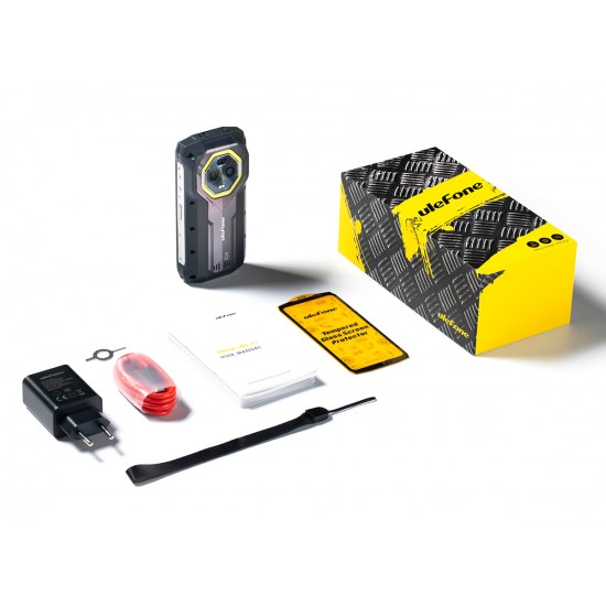 ULEFONE smartphone Armor Mini 20, 4.7", 8/256GB, 4G, 6200mAh, IP68/IP69K, μαύρο